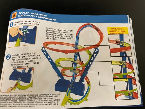 Hot Wheels Action Spiral Speed Crash Set Replacement Parts You Choose