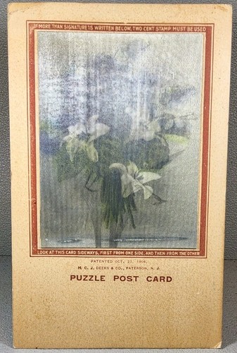 1906 H.C.J. Deeks & Co. ~ Auguri di Pasqua - Cartolina puzzle lenticolare ~ #-6790 - Foto 3 di 24
