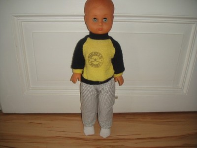 DDR Kult Puppe Ostalgie Junge ? Plastkörper ARI/BIGGI/SONNI ?,80er ?,ca.50 cm