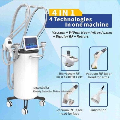 Vela Body Shape Machine Vacuum RF Rolling 40K Ultra Massage Body Slim Face Lift
