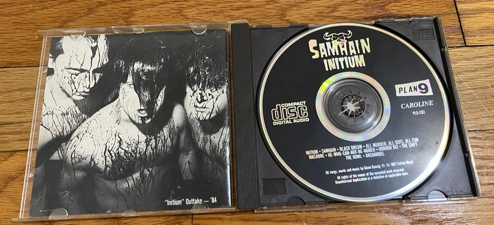 Samhain Initium CD 1987 Plan9 Danzig Misfits Caroline Records - UNTESTED - Image 2 of 4