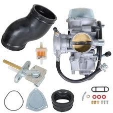 Carb Carburetor For Yamaha Grizzly 600 YFM600 & Intake Manifolds 1998-2001