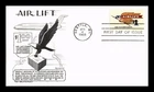 US COVER AIRLIFT FOR SERVICEMEN $1 FDC SCOTT 1341 LOWRY ARISTOCRATS CACHET