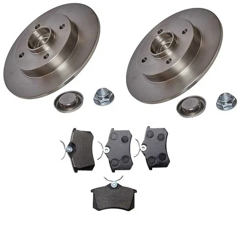 FOR CITROEN DS3 1.2 1.4 1.6HDi  REAR BRAKE DISCS & PADS WHEEL BEARING ABS RINGS