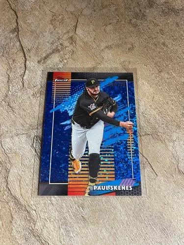 Paul Skenes - 2026 Topps Finest Blue Mini Diamond Uncommon Refractor #039/150