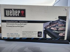 Weber Steam-N-Chips Smoker Kit #9879 for Genesis Silver B & C + Gold B & C Grill
