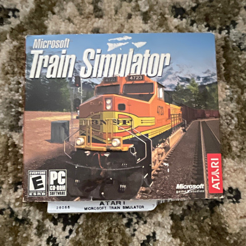 Microsoft Train Simulator PC Simulation Game Windows 98/Me/2000 CD English