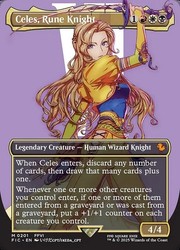 Celes, Rune Knight (Borderless Foil) Commander: Final Fantasy Mythic #0201
