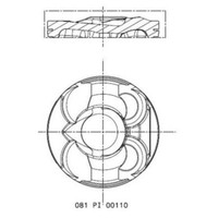 Kolben Mahle 081 PI 00110 002