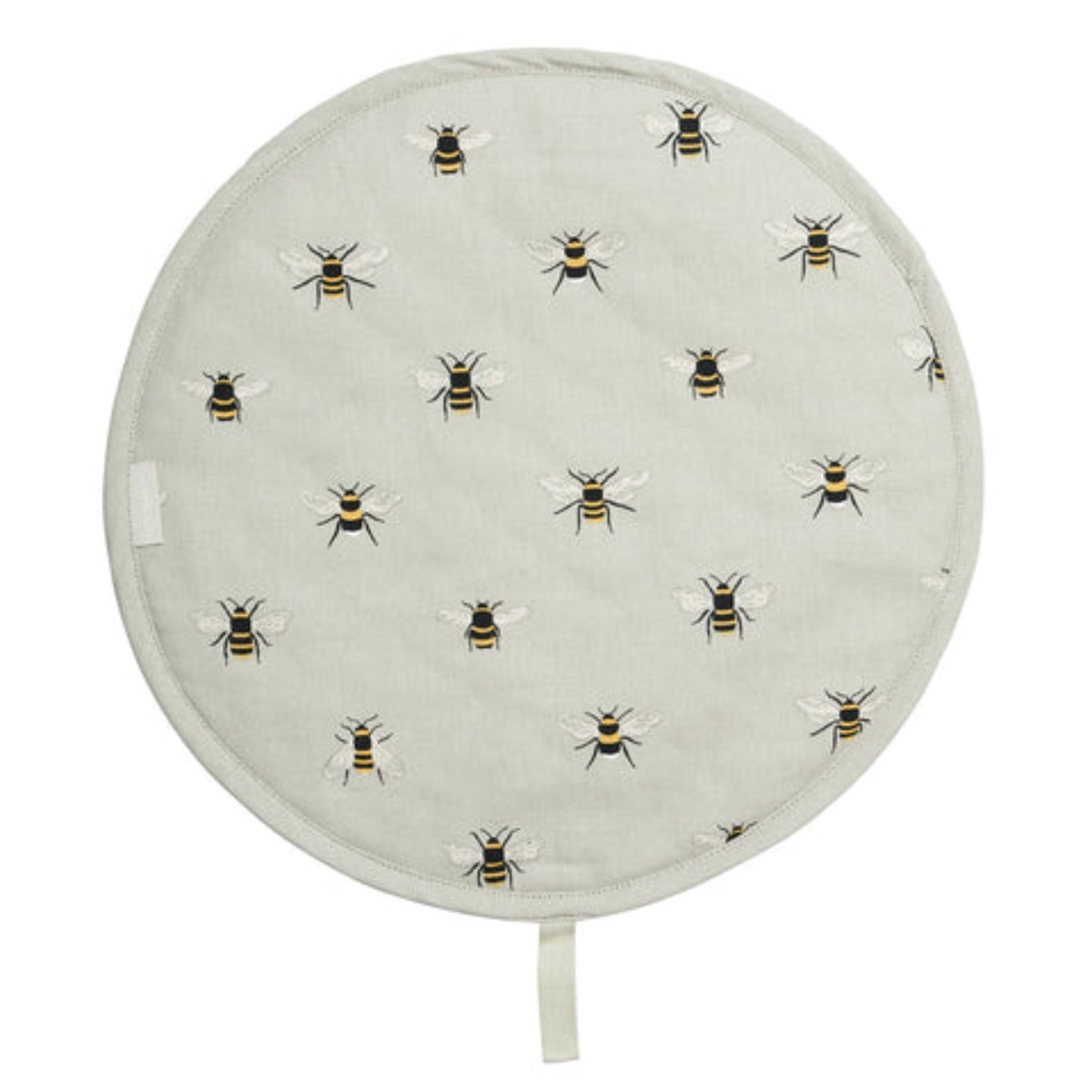 Hob Cover: Sophie Allport Bees Circular Hob Cover, Cotton