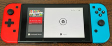 Nintendo Switch Handheld Console V1 Unpatched - Red Blue Neon - Excellent Cond