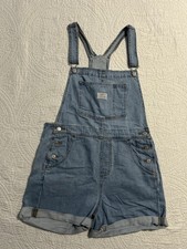 Levi's Womens Shortalls 52333-0059 LIGHT WASH Size Medium NWT