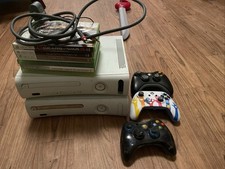 Xbox 360 Console Bundle with Controllers and Games Untested