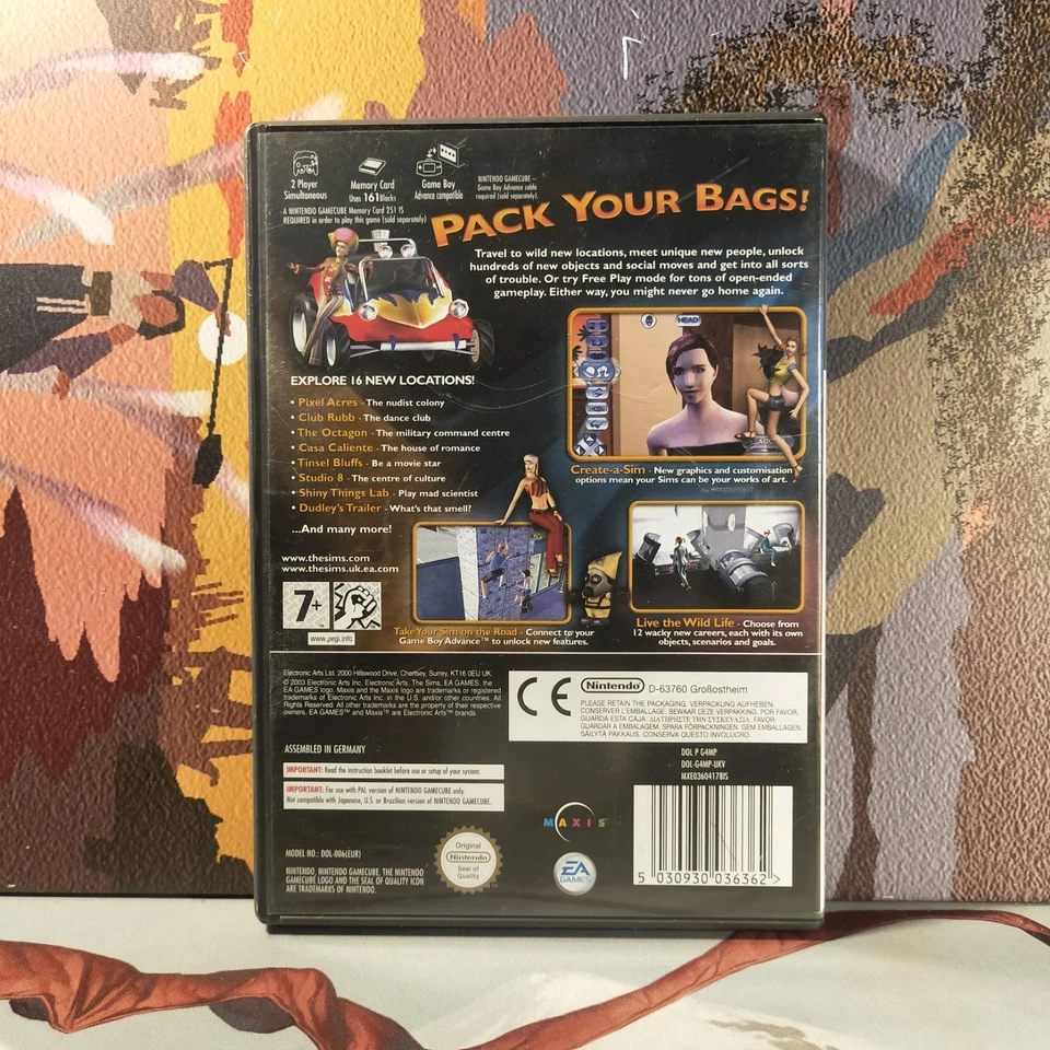 The Sims Bustin’ Out Nintendo Gamecube PAL COMBINE POSTAGE Black Label - Image 4 of 4