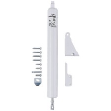 Wright Products Pneumatic Screen Storm Door Closer, Adjustable, White