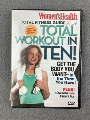 Women's Health: Total Workout in Ten! (DVD) Amy Dixon Fitness Toning Exercise
