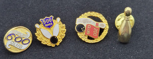 Vintage Bowling Tie/lapel/hat Pins