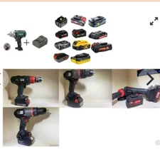 Adapter for Parkside powertools for usage of different batteries