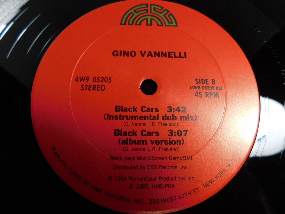 Gino Vannelli – Black Cars (Dance Mix) 1985 12