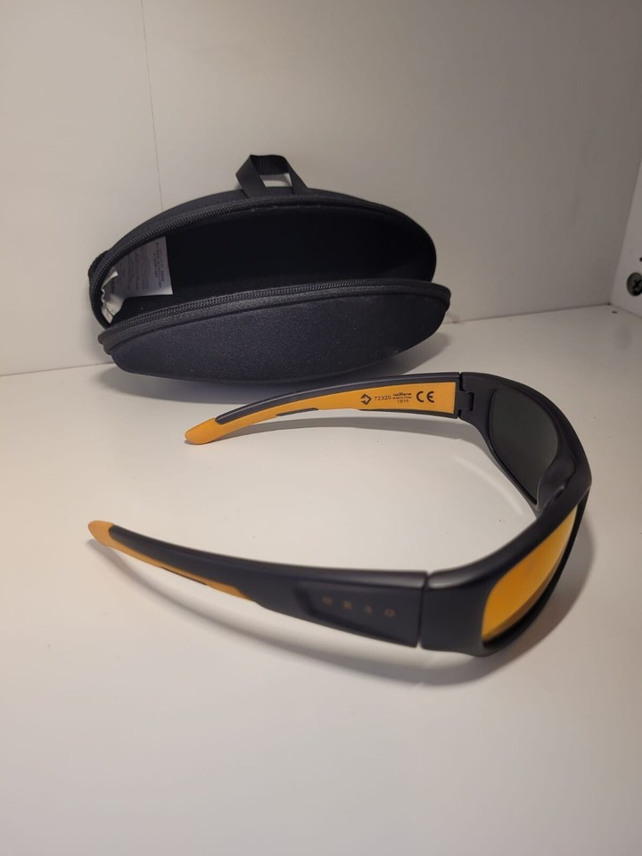 ORAO women's ski / walking sunglasses with hard case (black frame