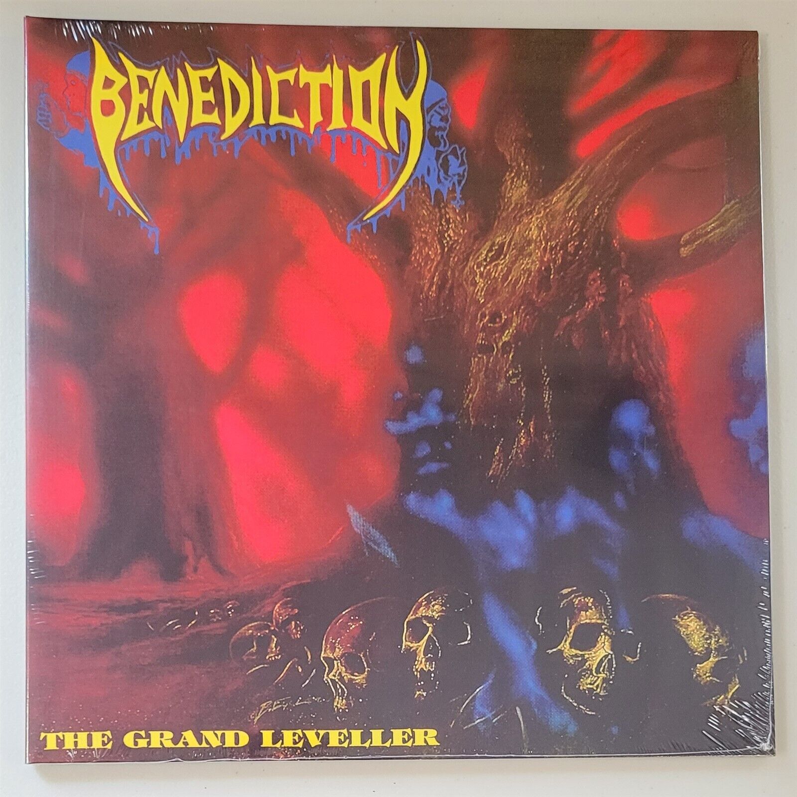 Benediction The Grand Leveller Red Yellow Splatter Vinyl LP Record new