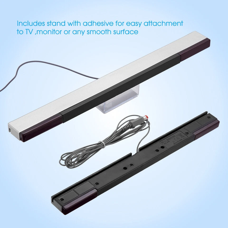 Barra de sensor de movimiento remoto con cable Inductor de rayos infrarrojos IR para Nintendo Wii / Wii U Foto 3 de 4