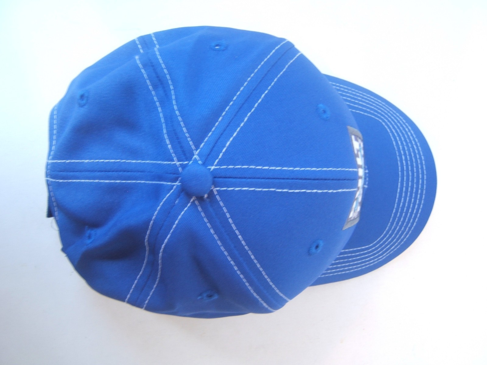 Built Ford Tough Hat Blue Hook Loop Baseball Cap - image 6