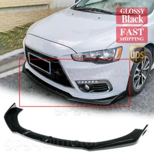 For Mitsubishi Lancer 2010-2017 Glossy Black Front Bumper Lip Spoiler Splitter