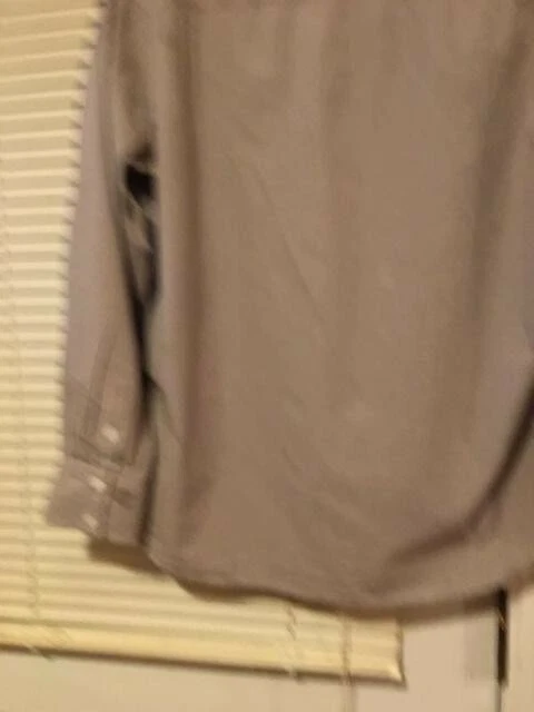 Camisa de vestir Ecko Unlimited XL a cuadros a rayas manga larga marrón/blanco Foto 2 de 4