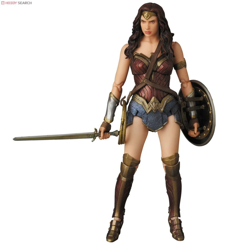 Wonder Woman Figure MAFEX No.024 Batman vs Superman The Birth of Justice Toy - Image 2 of 4