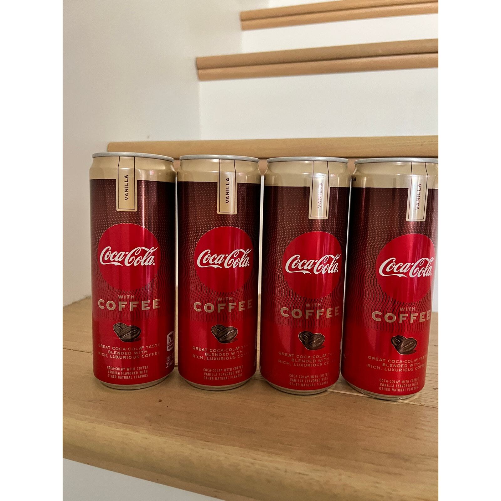 Coca-Cola con lata de café sabor vainilla - lata coleccionable sin abrir