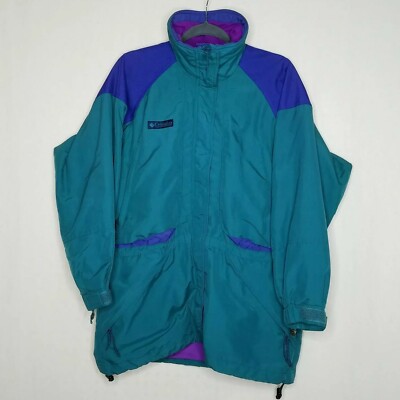 Vintage 90s Columbia Womens Sz S Rain Coat Jacket Green Vintage 90s Columbia Womens Sz S Rain Coat Jacket Green