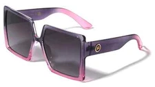 GLO Oversized Square Duotone Fashion Sunglasses (GLO-P0020) *NEW* *FREE Ship*