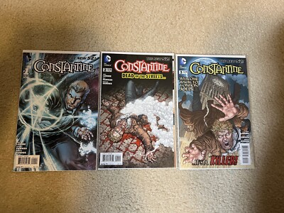 Constantine #1, 2, 3, VF-VF/NM, 2013, DC, New 52, Lemire, Fawkes | Bargain Bin