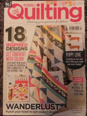 Patchwork and Quilting Sewing Magazine Issue 52. No Templates Pattern included. 
