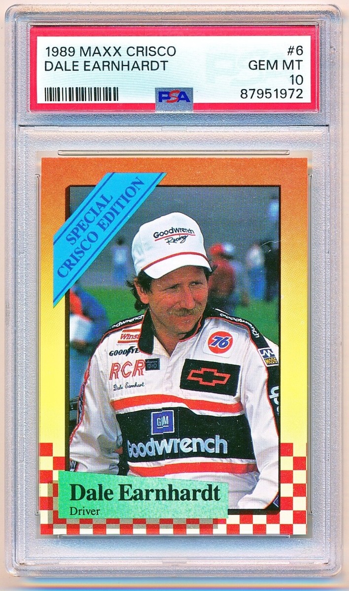 1989 Max Crisco Dale Earnhardt Rc #6 PSA 10 - POP 148 - QTY