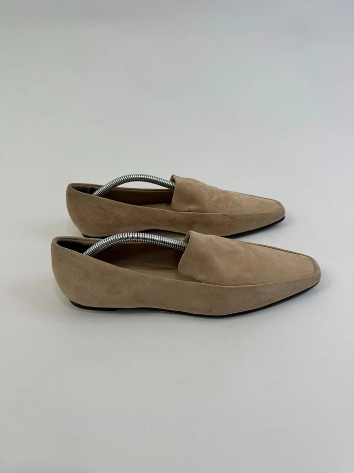 Минимальные замшевые лоферы The Row размер: 7 США | IT 37 | 4 Великобритания - Изображение 3 из 4