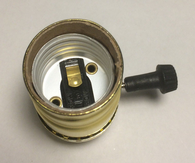 New Regular On Off Turn Knob Lamp Socket for standard size Light Bulbs ...