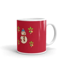 Mug coffee mug Christmas snow men new year
