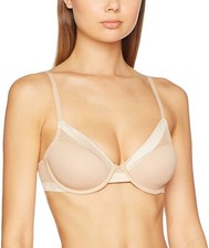 DKNY 168313 Womens Mesh Litewear Underwire T-Shirt Bra Skinny Dip Size 32DD