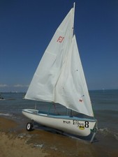 FLYING JUNIOR DERIVA (BARCA A VELA) - restaurato e in ottimo stato