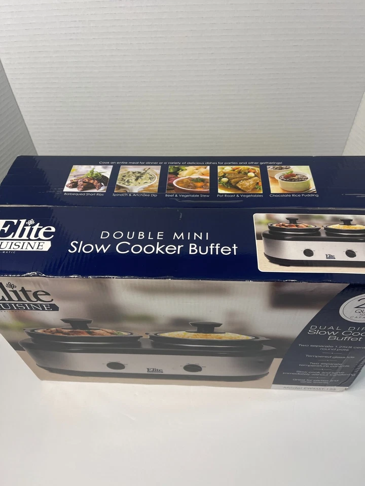 Dual Dipper Slow Cooker Buffet by Maxi-Matic Model EWMST-125 - Image 2 of 4
