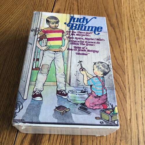 Judy Blume 5 Book Box Set 1970s paperback - Picture 2 of 24