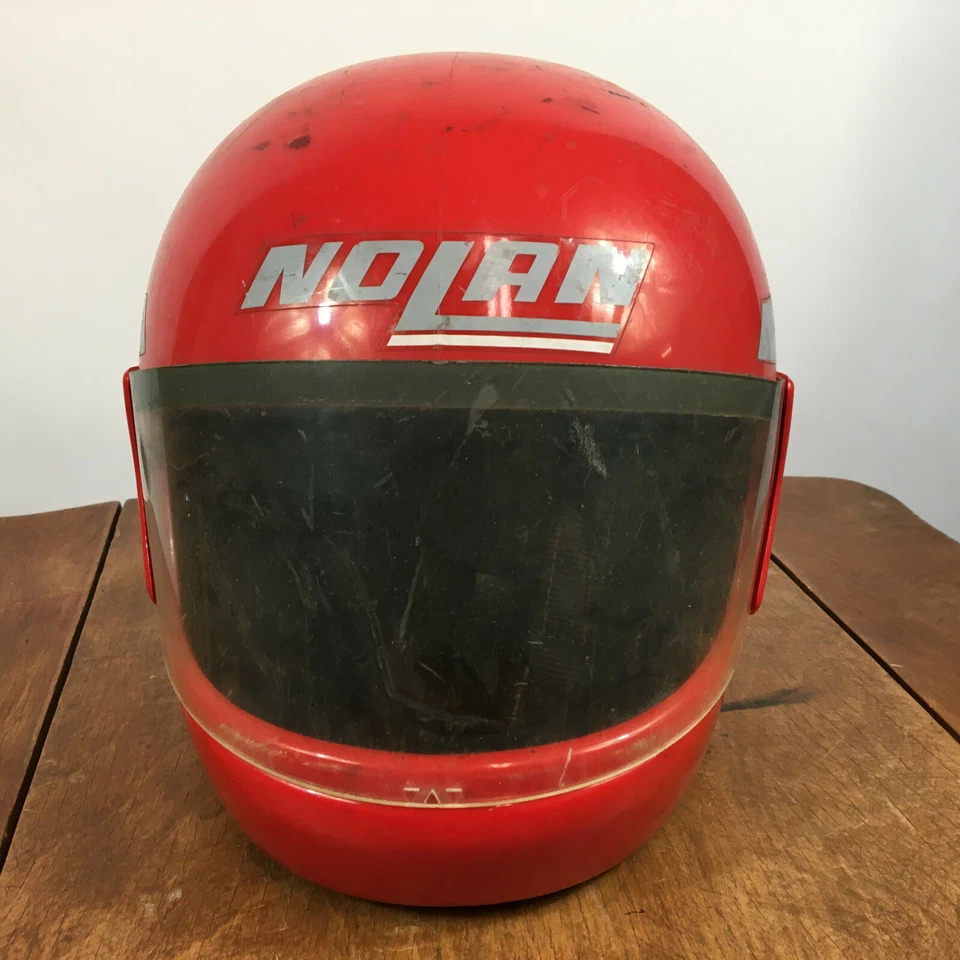 Casco de colección Nolan motocicleta F1 Fórmula 1 Enduro Motocross MX cara cerrada Foto 2 de 4