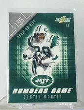 2002 Score Numbers Game /1513 Curtis Martin #NG-12 HOF