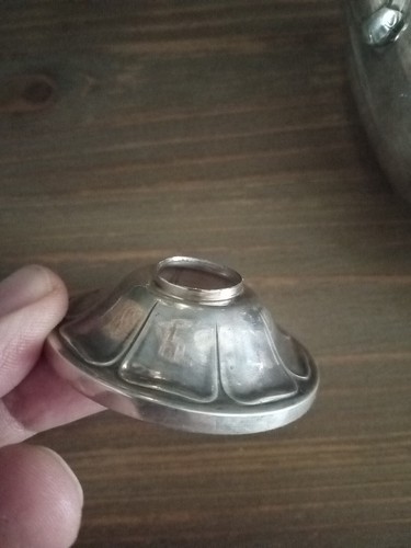 SERVICE A THE 3 PIECES GALLIA silver metal to restore - Picture 5 of 8