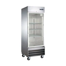 Omcan USA 51024 29" 1-Section Merchandiser Refrigerator w/ Glass Door, 23 cu....