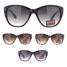 Womens Tortoise Chic Butterfly Designer Plastic Sunglasses
