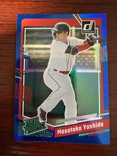 2023 Donruss Baseball Rated Prospect Base Holo Blue #84 Masataka Yoshida
