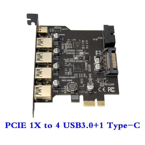 PCI-E PCI Express to 4 Port USB3.0 USB Hub Controller Card Adapter | eBay